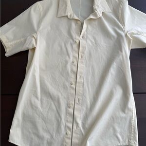 Men's light yellow Short Sleeve lululemon Shirt